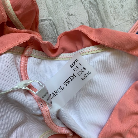 ZAFUL | NWT Off Shoulder Bikini Size S US 4 - Picture 3 of 7